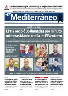 CASTELLÓN TIENE 9 COLEGIOS, 2 RESIDENCIAS Y UN HOSPITAL EN ZONAS INUNDABLES