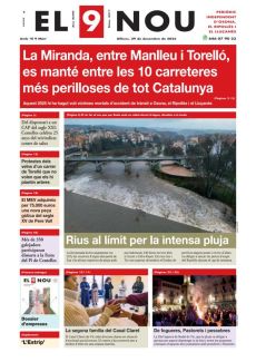 RIUS AL LÍMIT PER LA INTENSA PLUJA