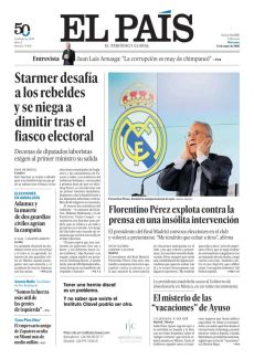 FLORENTINO PÉREZ EXPLOTA CONTRA LA PRENSA EN UNA INSÓLITA INTERVENCIÓN