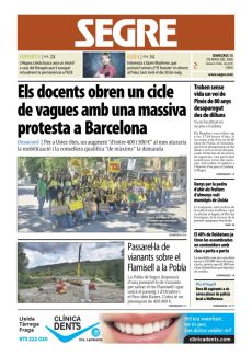 ELS DOCENTS OBREN UN CICLE DE VAGUES AMB UNA MASSIVA PROTESTA A BARCELONA