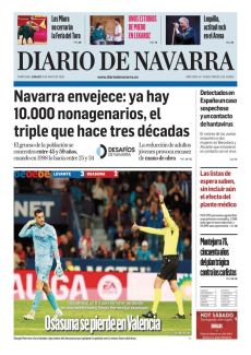 NAVARRA ENVEJECE: YA HAY 10.000 NONAGENARIOS, EL TRIPLE QUE HACE TRES DÉCADAS
