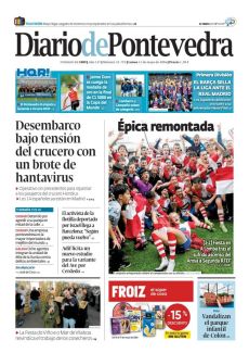 DESEMBARCO BAJO TENSIÓN DEL CRUCERO CON UN BROTE DE HANTAVIRUS