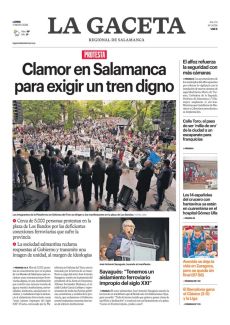 CLAMOR EN SALAMANCA PARA EXIGIR UN TREN DIGNO