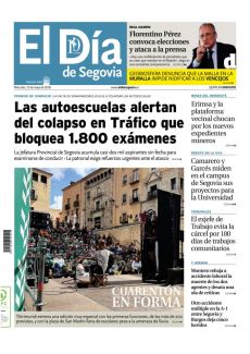 LAS AUTOESCUELAS ALERTAN DEL COLAPSO EN TRÁFICO QUE BLOQUEA 1.800 EXÁMENES